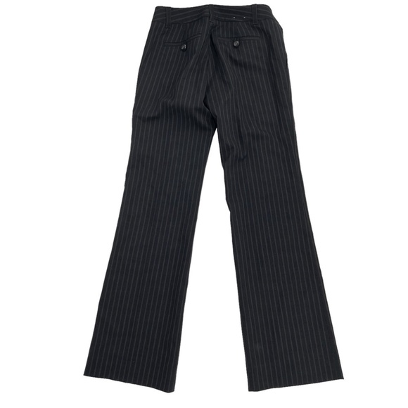 Banana Republic Black Striped Sculpted Boot Cut Pants Size 0 Women’s - Picture 3 of 6